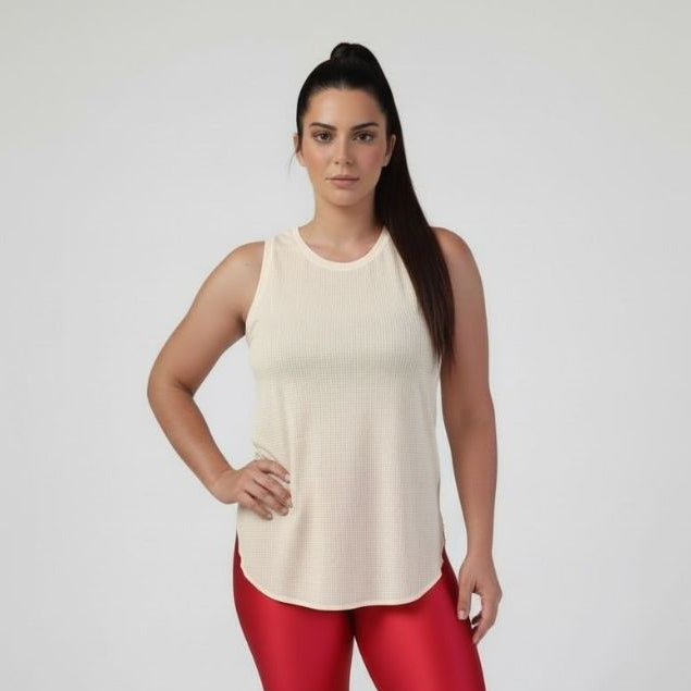 Regata Feminina Fitness Basica Tapa Bumbum Soltinha Academia Crossfit Corrida Malhar Treino