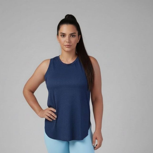 Regata Feminina Fitness Basica Tapa Bumbum Soltinha Academia Crossfit Corrida Malhar Treino