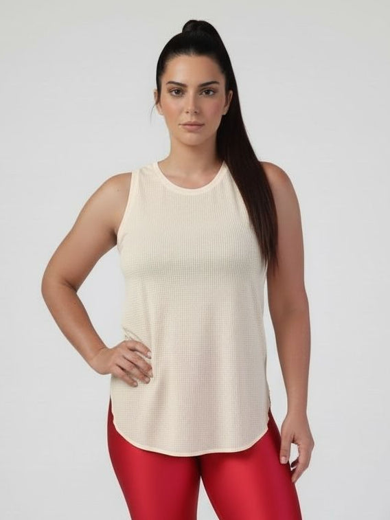 Regata Feminina Fitness Basica Tapa Bumbum Soltinha Academia Crossfit Corrida Malhar Treino