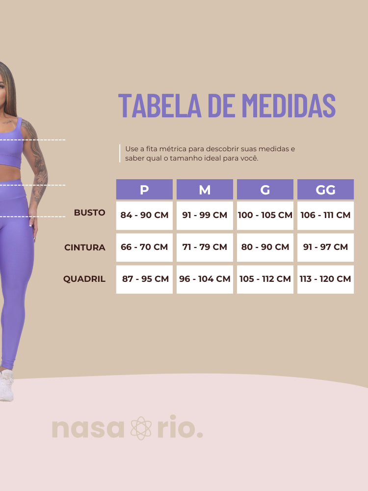 Kit Fitness Feminino 3 Peças Top + Legging + Short com Bolso Cintura Alta Zero Transparência